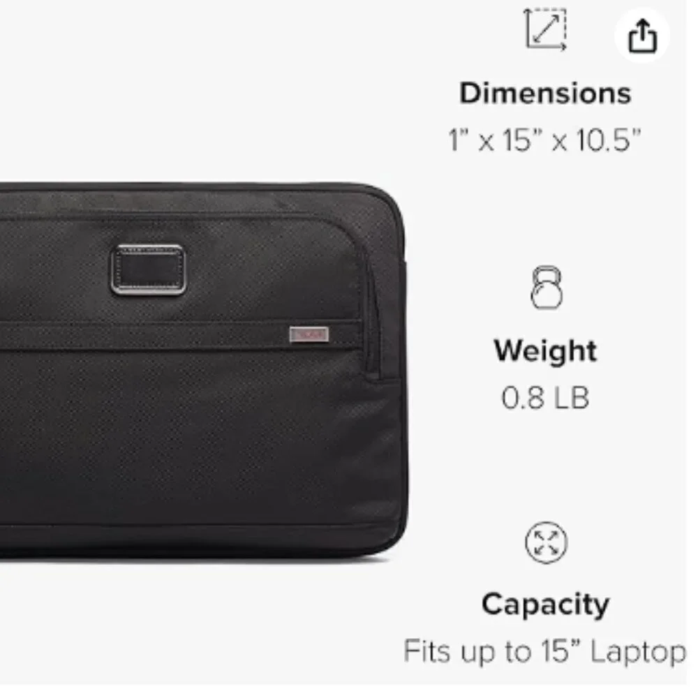 TUMI - Alpha Laptop Cover - Protective Laptop Case for Business & Travel
